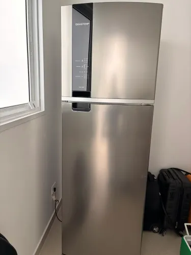 Geladeira Brastemp 385L Frost Free Duplex Painel eletrônico INOX - USADA