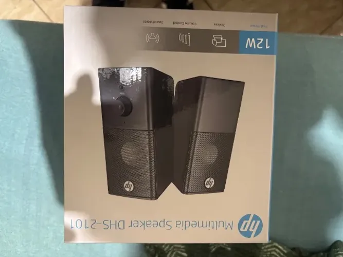 - Caixa De Som Hp, Conexão P2, Controle De Volume - Dhs-2101 Black
