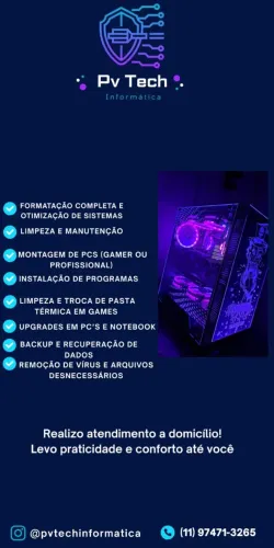 Montagem e manutenção em PC e Notebooks