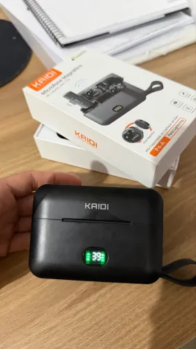 Microfone de lapela sem fio
