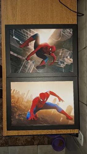 ? Quadros Decorativos Personalizados Homem-Aranha - Kit com 2 unidades ?<br>