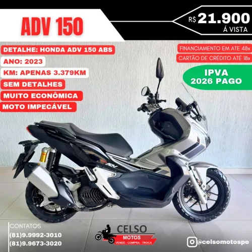 ADV 150 2023 extra! Apenas 3.300km ! Financio 48x aceito sua moto