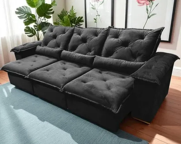 SOFASÃO RETRATIL RECLINAVEL 2,70 DE LARGURA