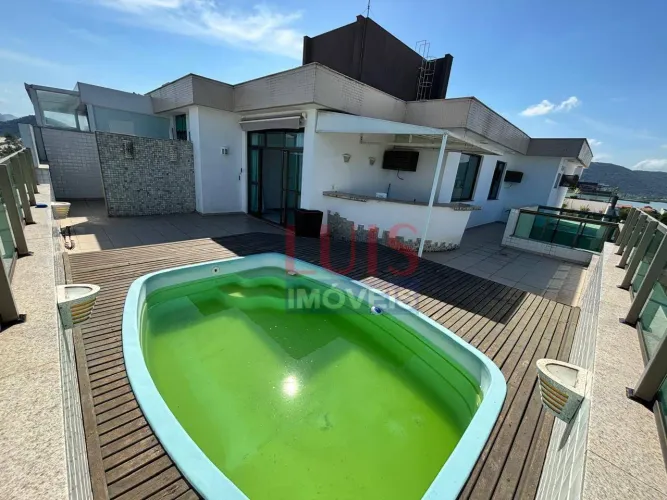 Cobertura com 3 dormitórios para alugar, 350 m² por R$ 12.703,00/mês - Praia de Piratining