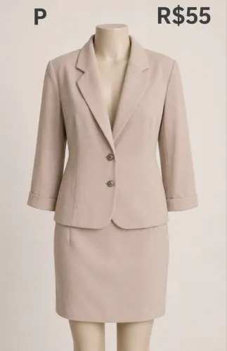 CONJ. FEM. - BLAZER C/ SAIA