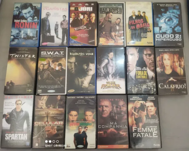 FITAS VHS ANOS 80 & 90 P/ COLECIONADORES