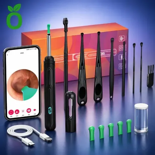 Otoscópio Digital com Câmera LED