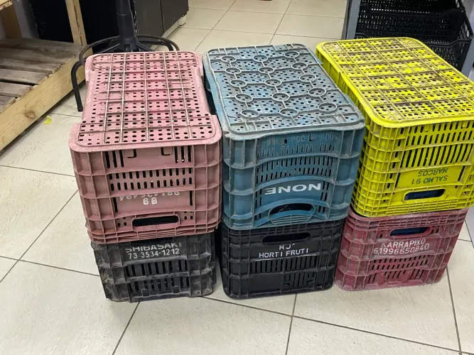 Caixote plástico - Hortifruti R$20,00(unidade)