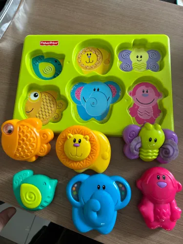 Quebra-Cabeça Encaixa Bichinhos da Fisher-Price