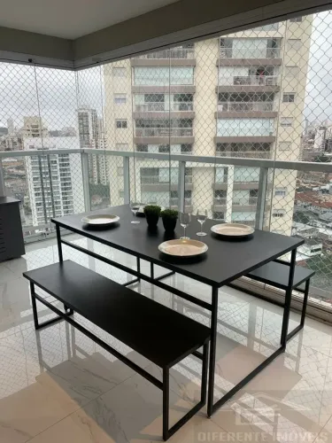 APARTAMENTOCOM 52M² MOBILIADO NO ANALIA FRANCO - ZONA LESTE DE SÃO PAULO.