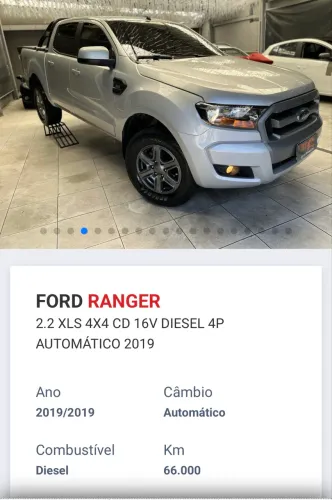 Ford Ranger XLS 2.2 4X4 CD Diesel Aut. 2019