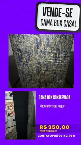 Cama Box Casal