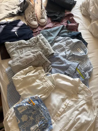 Lote de roupas tam 6-8 anos meninos 