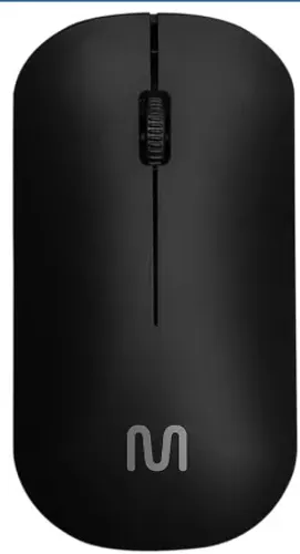 Mouse Sem Fio Slim Box Conexão Usb 1200dpi 3 Botões Preto Multi - MO307