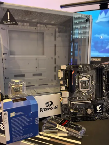 Kit Upgrade / Processador 9600KF + Placa Mãe b360m + 16gb ram 5333mhz + Gabinete
