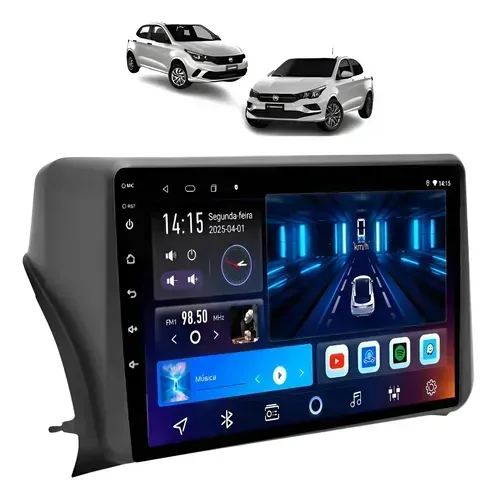 Multimídia 9 Polegadas Fiat Argo e Cronnos