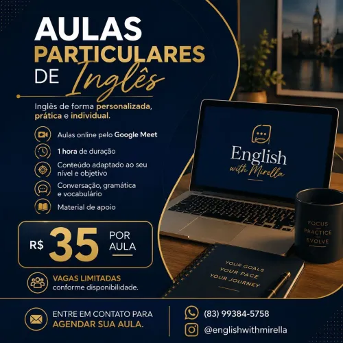 Aulas Particulares de Inglês 