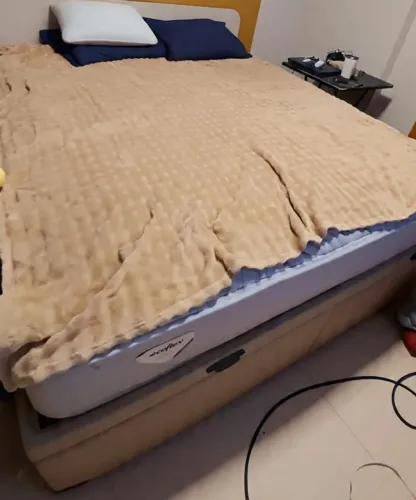 Cama Bau casal com colchão D 45