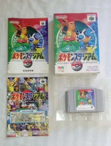 Pocket Monsters Stadium Original Completo - Pokémon Stadium Nintendo 64