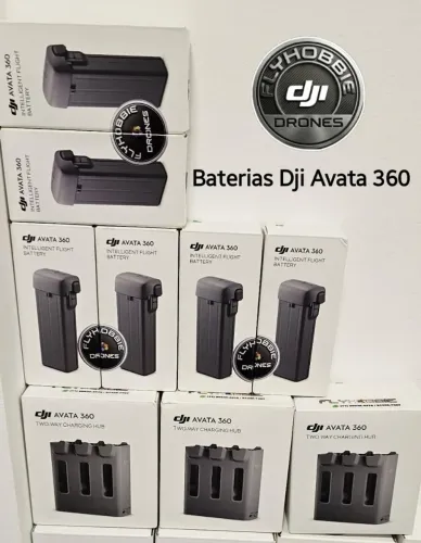 Baterias e hubs originais Dji AVATA 360 - FLYHOBBIE DRONES
