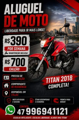 Alugue sua moto