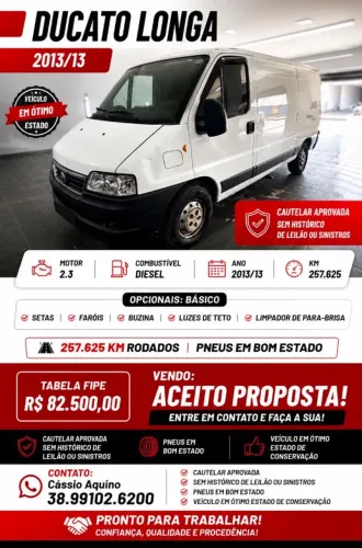 Fiat Ducato Cargo Longo 2.3 ME Diesel 2013