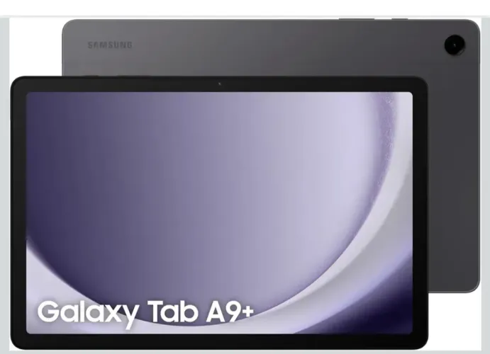 Tablet Samsung A9+ com campa e película