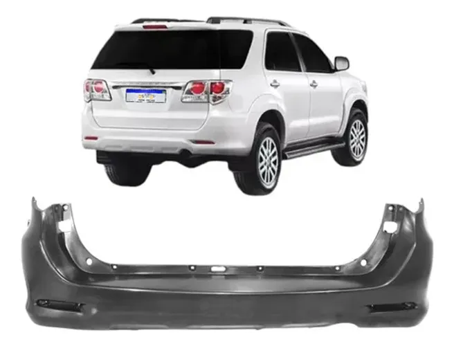 Parachoque Traseiro Toyota Hilux Sw4 2012 2013 2014 15 Novo