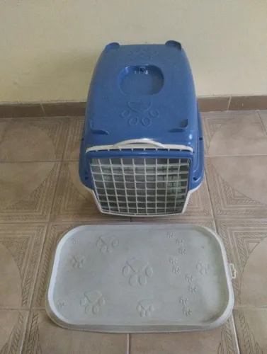 Transporte para pets n°3 + tapete higiênico 