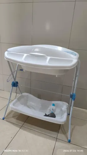 Banheira Com Suporte e Trocador