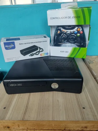 Xbox 360 desbloqueado rgh3 sistema aurora com 20 jogos HD 250gb um controle novo paralelo
