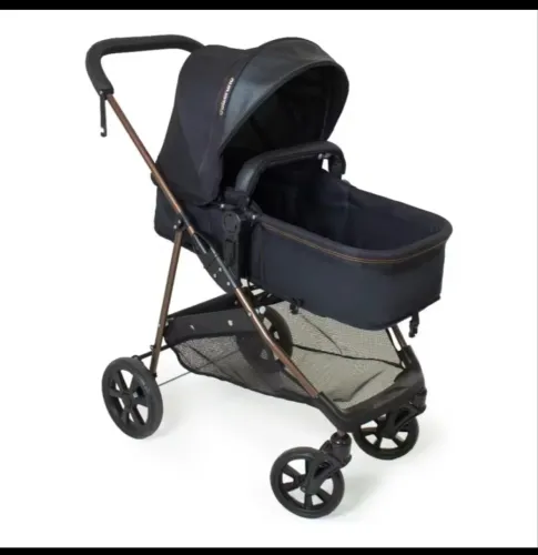 Carrinho e bebê conforto