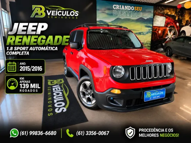 Jeep Renegade Sport 1.8 4X2 Flex 16V Aut. 2016