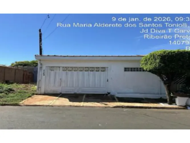 Casa em Leilão - Jardim Diva Tarlá de Carvalho - Ribeirão Preto - SP