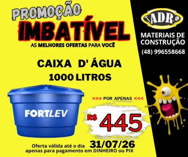 Caixa D' Agua Fortlev 1000 Litros