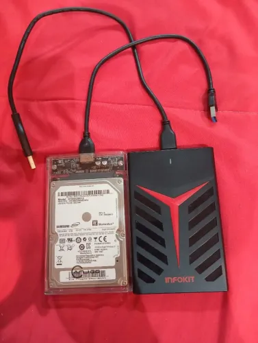 HD externo 500gb completo