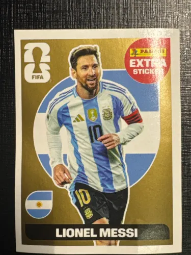 Figurinha Legend Lionel Messi Ouro Copa 2026 Panini