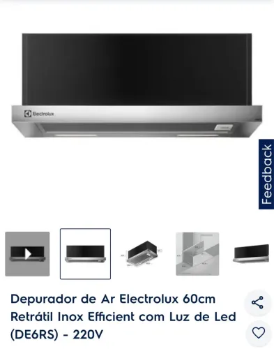 Depurador de ar Electrolux lacrado 