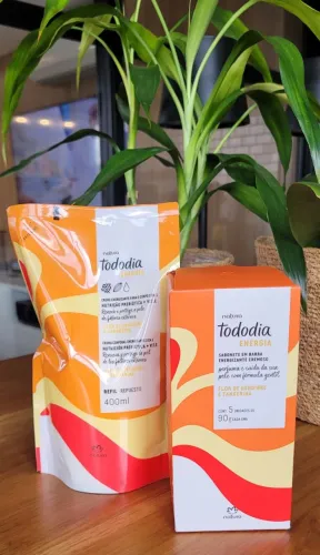 Refil hidratante corporal 400ml e sabonetes em barra energia 
