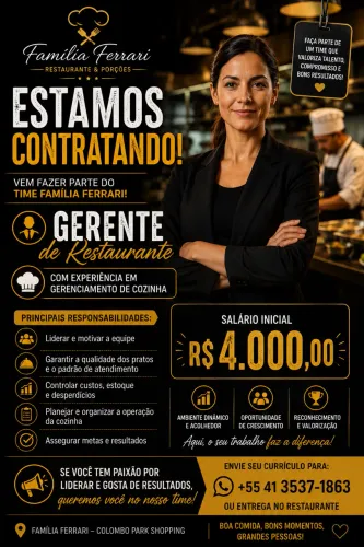 Gerente de restaurante