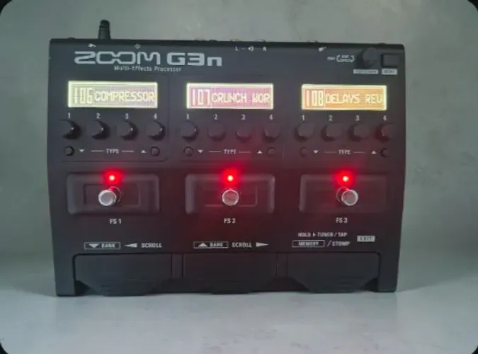 Pedaleira Zoom G3n + Fonte Original (Impecável - Funcionando 100%)