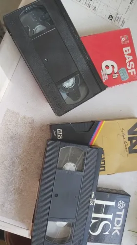 Fitas VHS gravadas