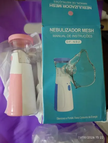 Inalador compacto silencioso portátil
