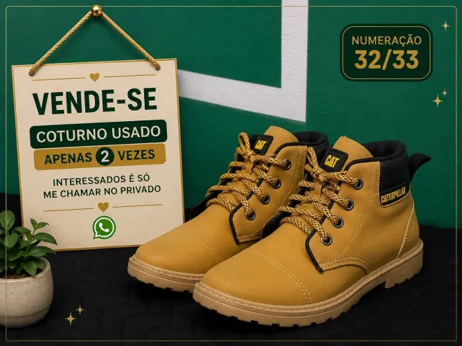 Vendo couro infantil