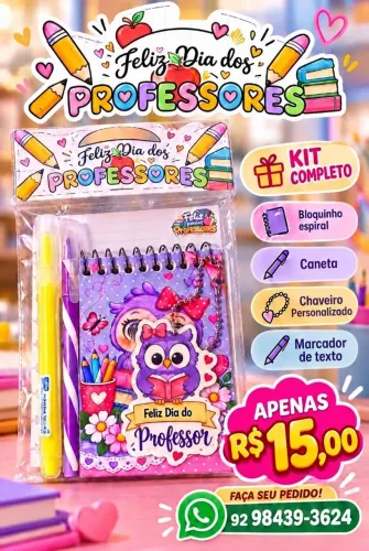 Lembrança para dia dos professores
