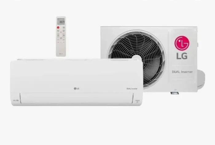 Vende-se ar condicionado LG, dual inverte, 12.000 Btus, Qf branco