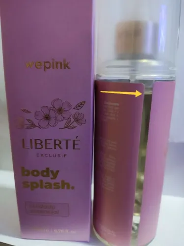 Body Splash Liberté Exclusif Desodorante Colônia 200ml - Wepink