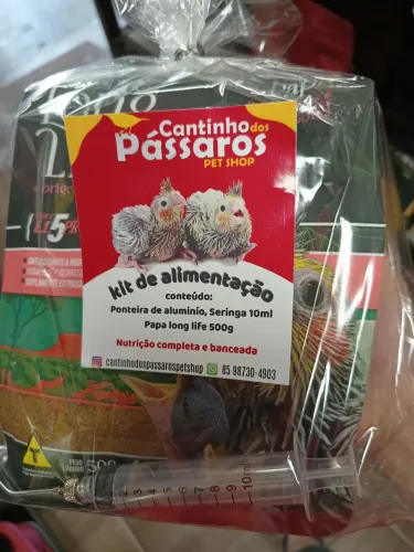 Kit alimentação para pássaros