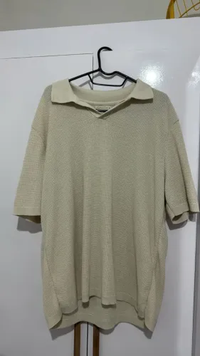 CAMISA DE LINHO BEGE 