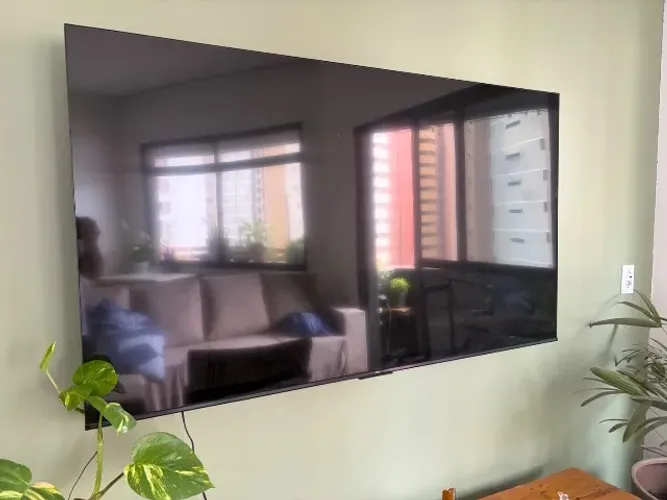 TLC 55" tela queimado Icone breadcrumb smart tv 55" tcl 4k uhd qled 55p7k